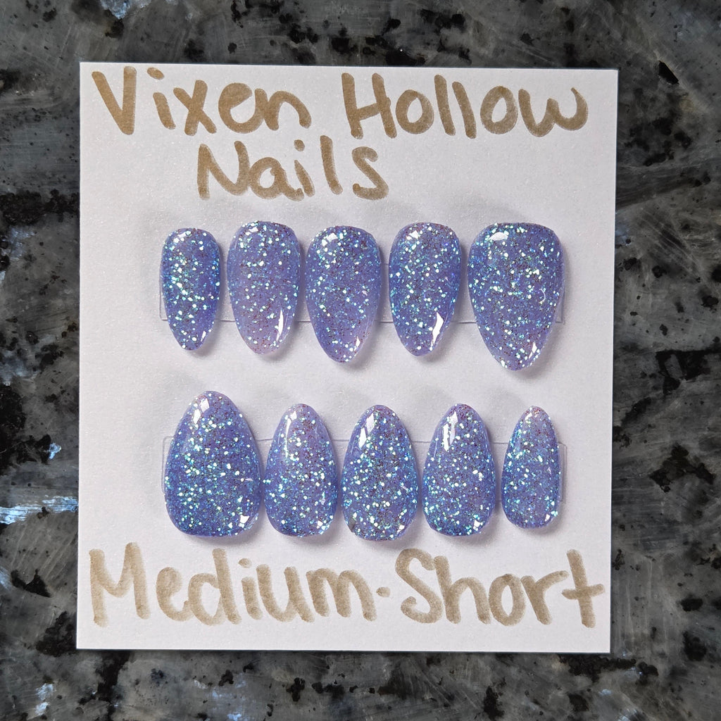 Blue Purple Glitter