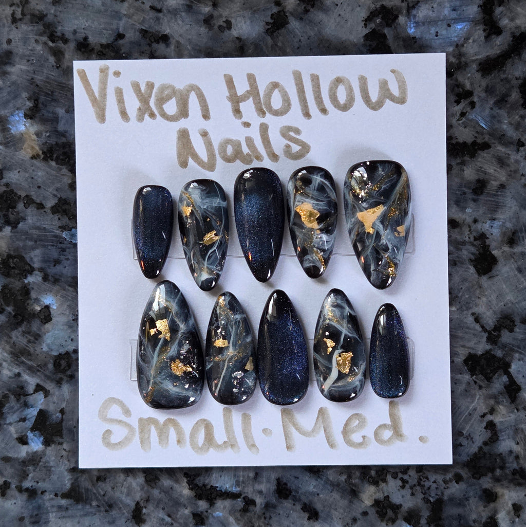 Navy Cat Eye & Marble